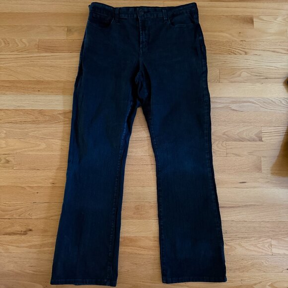 NYDJ Barbara Bootcut Jeans In High Stretch Denim Size 14 - Picture 1 of 12